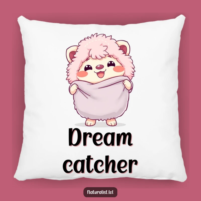 Funny Fluffy Creature Butterfly Net Pillow: Cozy Fun for Your Home