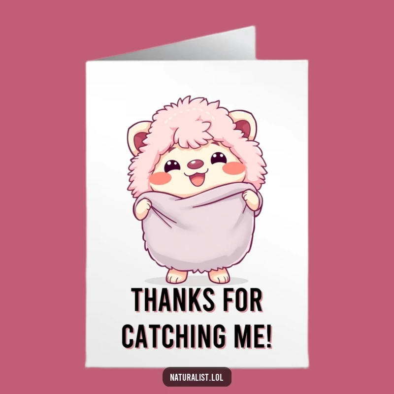 Sweet Free Printable Thank You Card: Creature's Net - Print Now!
