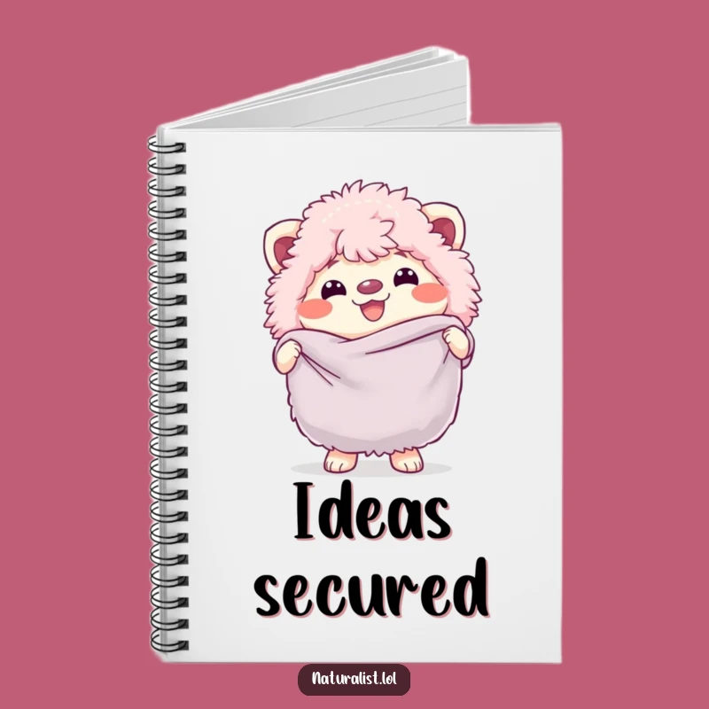 Funny Fluffy Creature Butterfly Net Notebook: Jot Down Your Adventures