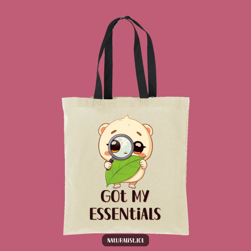 Funny Creature Magnifying Glass Tote Bag: Carry Your Curiosity in Style